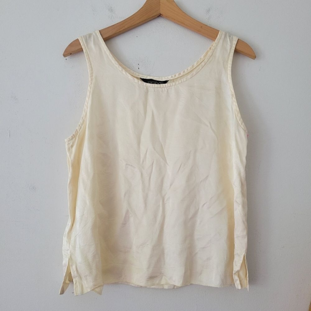 Vintage Privé New York Silky Sleeveless Blouse M